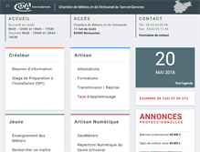 Tablet Screenshot of cma82.fr